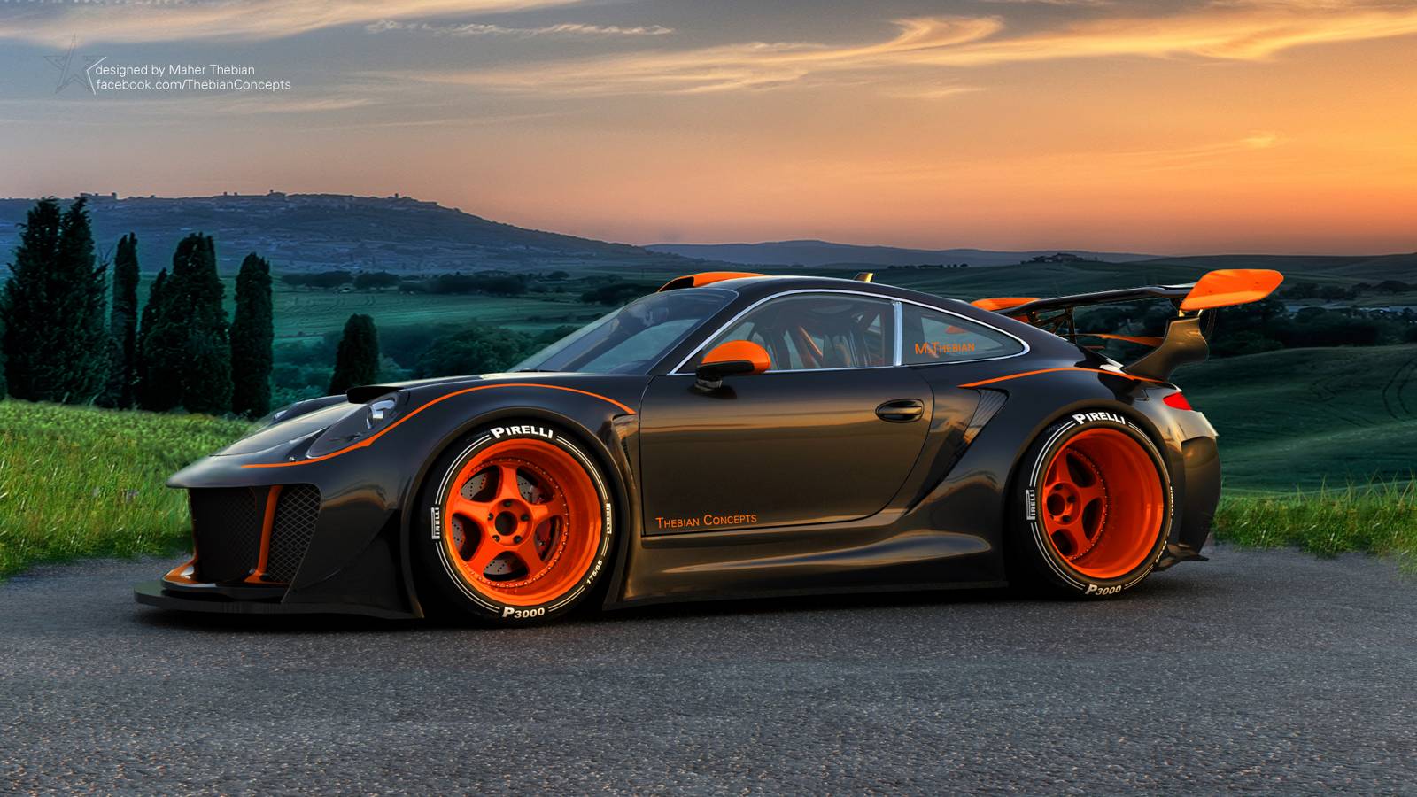 Тюнинг RWB Porsche от Thebian Concepts